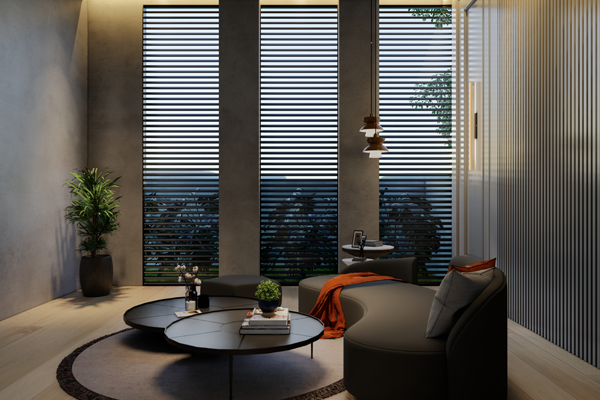 types of blinds Made-to-measure Blackout Blinds in a modern bedroom